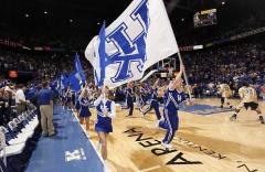 University of Kentucky hand sewn battle flags