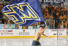 Merrimack Hockey battle flag