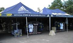 Michigan State custom popup tent