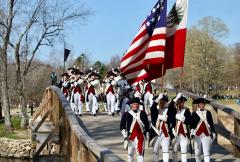 Historical flags for reenactment