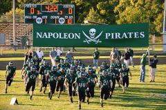 Run under banner for Napoleon High School football
