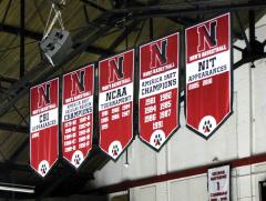 Northeastern University championship banners