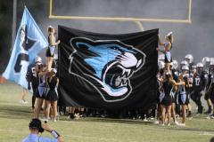 Applique high school football run-through banner