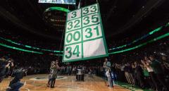 Paul Pierce retired number banner for Boston Celtics