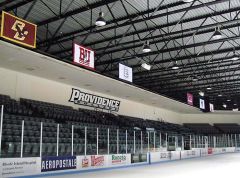 Hand sewn Hockey East Conference logo banners