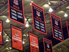 Custom Princeton Basketball add a year championship banners