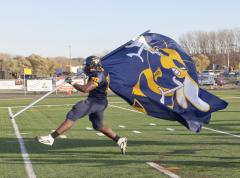 Rochester Technical football flag