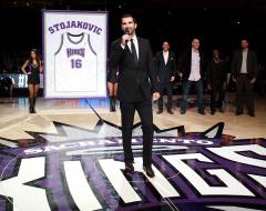 Stojakovic retired jersey custom banner