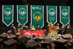 Applique commencement banners for SUNY Adirondack