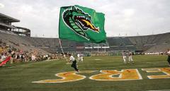 UAB Blazers football cheerleading flag