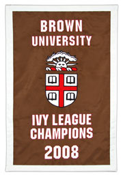 Brown Ivy League Champions banner 2008