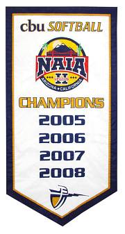 cal baptist championship banner