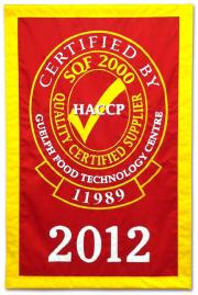 Custom hand sewn certification banner