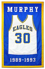 St. Elizabeth retired number award banner, applique