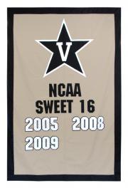 vanderbilt banner Sweet 16 add-a-year championship banner