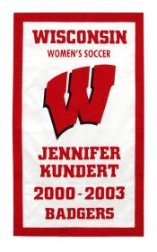 wisconsin badgers achievement award banner