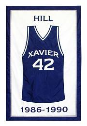 xavier retired jersey award banner