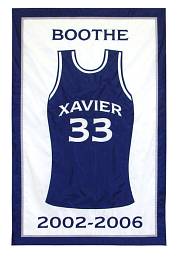 xavier retired jersey award banner