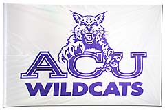 Abilene Christian University Wildcats custom spirit flag
