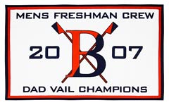 Applique Bucknell Crew 2007 Dad Vail Championship banner