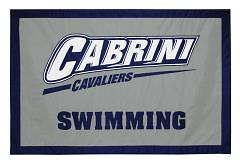 Cabrini College swimming travel banner