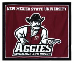 new mexico state custom logo travel banner