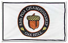 Hand-sewn flag: Oak Hill Country Club - 85th PGA Championship