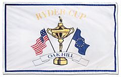 Custom flag: Oak Hill Country Club - Ryder Cup