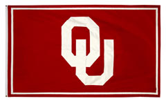 OU custom applique logo banner for conference banner set