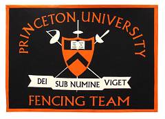 Princeton Fencing custom travel banner