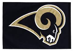 saint louis rams cheerleading logo flag