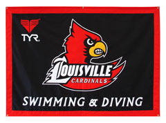 Louisville custom travel banner for swimming and diving