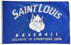 St. Louis Baseball 2006 Atlantic 10 Champions custom flag