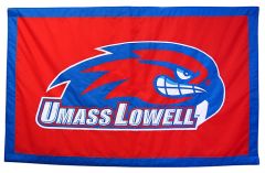Hockey East Conference, University of Massachusetts Lowell logo banner, applique