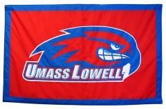 Hockey East Conference, University of Massachusetts Lowell logo banner, applique