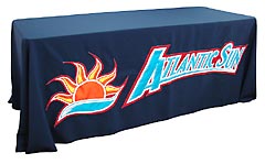 Hand sewn table throw: Atlantic Sun Conference