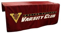 Hand sewn table cover: Boston College Varsity Club