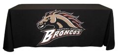 Applique table throw: Western Michigan Broncos