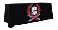 Custom tablecloth for IHCC