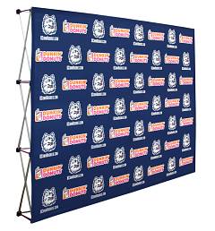 uconn dunkin donuts custom media backdrop