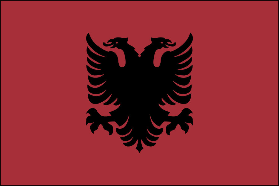 Nylon Albania Flag