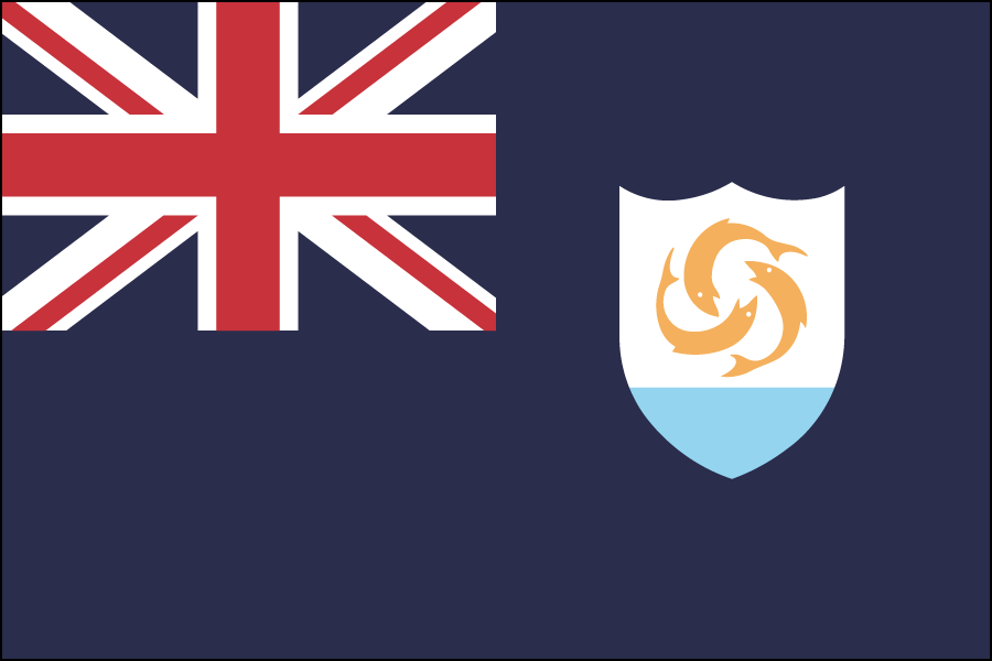 Nylon Anguilla Flag