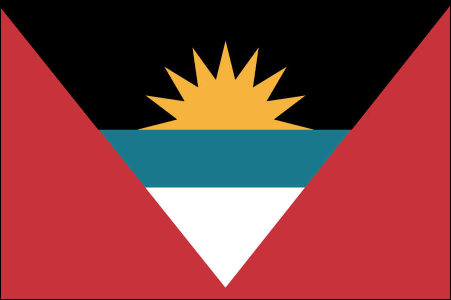 Nylon Antigua Barbuda Flag
