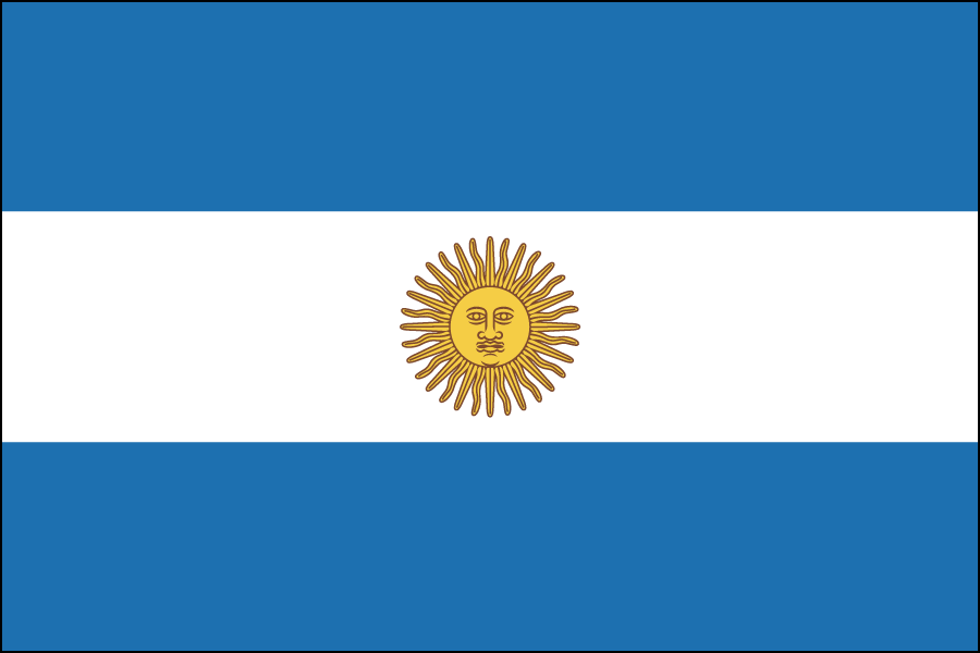 Nylon Argentina Flag