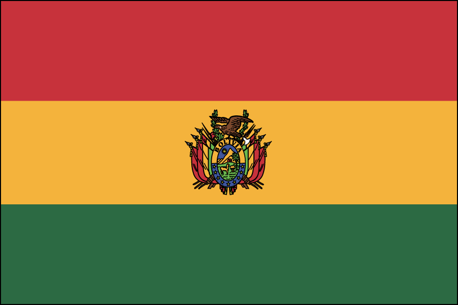 Nylon Bolivia Flag