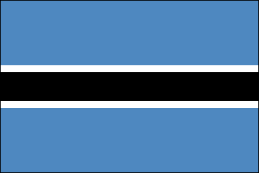 Nylon Botswana Flag