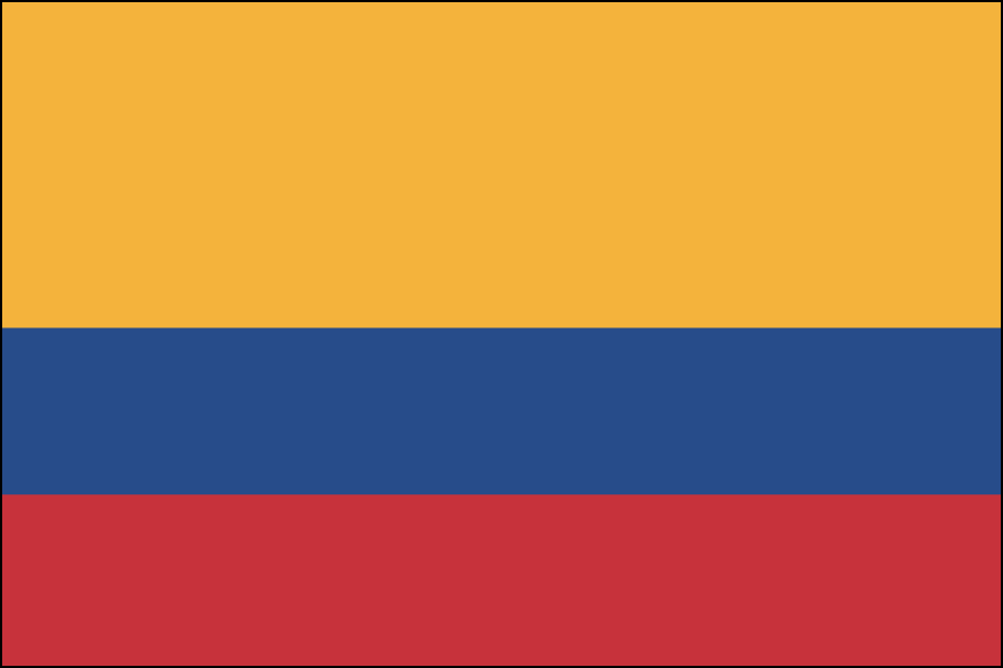 Nylon Colombia Flag