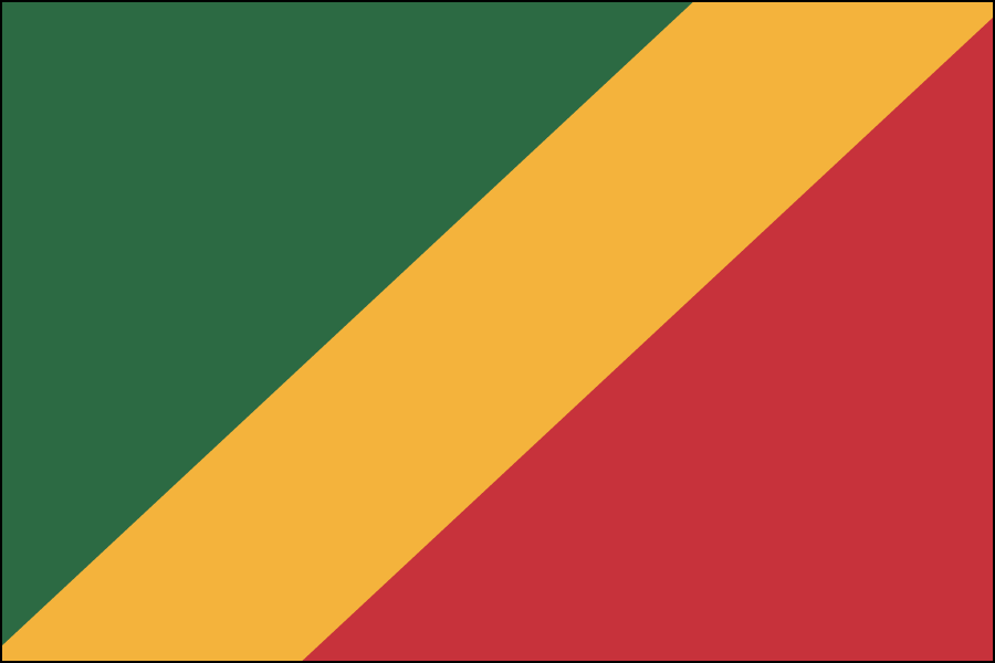 Nylon Congo Republic Flag