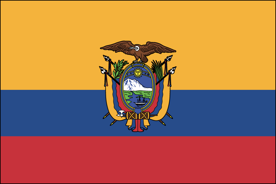 Nylon Ecuador Flag
