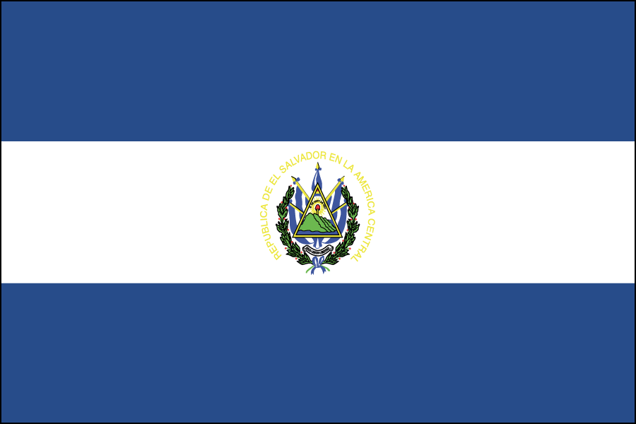 Nylon El Salvador Flag